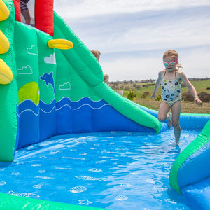 Atlantis Slide & Splash Inflatable-children's outdoor party fun