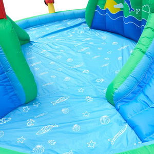 Atlantis Slide & Splash Inflatable-children's outdoor party fun