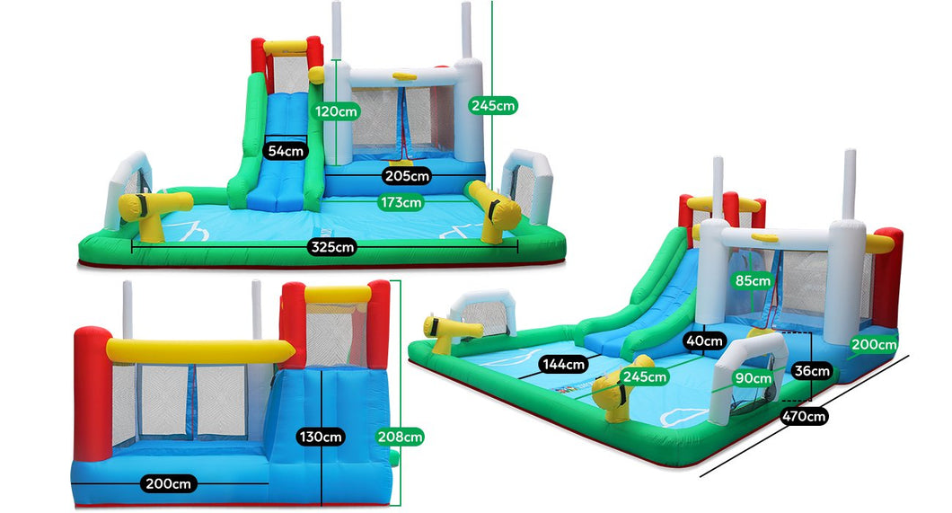 Olympic Sports Inflatable Play Centre Slide & Splash Inflatable children's outdoor party fun