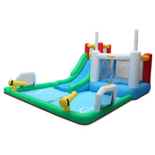 Load image into Gallery viewer, Olympic Sports Inflatable Play Centre Slide &amp; Splash Inflatable children&#39;s outdoor party fun
