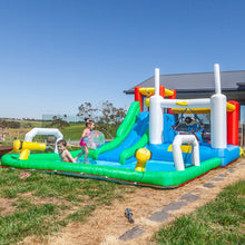 Load image into Gallery viewer, Olympic Sports Inflatable Play Centre Slide &amp; Splash Inflatable children&#39;s outdoor party fun
