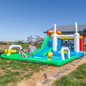 Olympic Sports Inflatable Play Centre Slide & Splash Inflatable children's outdoor party fun