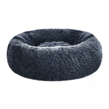 Load image into Gallery viewer, Pet bed Dog Cat Calming Pet bed Small 60cm Dark Grey Sleeping Comfy Cave Washable
