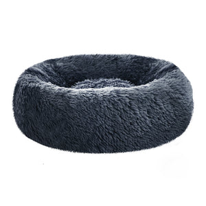 Pet bed Dog Cat Calming Pet bed Small 60cm Dark Grey Sleeping Comfy Cave Washable