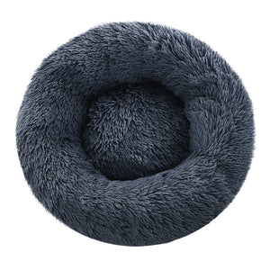 Pet bed Dog Cat Calming Pet bed Small 60cm Dark Grey Sleeping Comfy Cave Washable