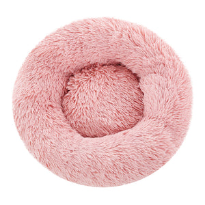 Pet bed Dog Cat Calming Pet bed Small 60cm Pink Sleeping Comfy Cave Washable