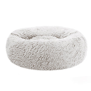 Pet bed Dog Cat Calming Pet bed Small 60cm White Sleeping Comfy Cave Washable