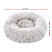 Load image into Gallery viewer, Pet bed Dog Cat Calming Pet bed Small 60cm White Sleeping Comfy Cave Washable
