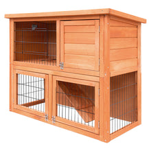 Load image into Gallery viewer, iRabbit Hutch Hutches Large Metal Run Wooden Cage Chicken Coop Guinea Pig
