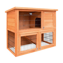 Load image into Gallery viewer, iRabbit Hutch Hutches Large Metal Run Wooden Cage Chicken Coop Guinea Pig
