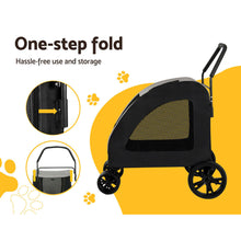 Load image into Gallery viewer, i.Pet Pet Dog Stroller Pram Large Carrier Cat Travel Foldable Strollers 4 Wheels-5
