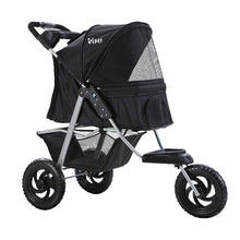 Load image into Gallery viewer, Pet Stroller Dog Carrier Foldable Pram Large Black
