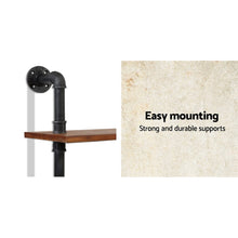 Load image into Gallery viewer, Artiss Display Wall Shelves Industrial DIY Pipe Shelf Brackets Rustic Bookshelf
