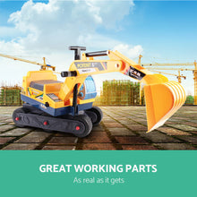 Load image into Gallery viewer, Keezi Kids Ride On Excavator - Yellow
