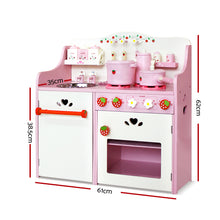 Load image into Gallery viewer, Keezi Kids Kitchen Play Set - Pink
