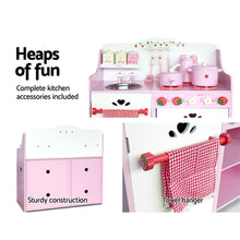 Load image into Gallery viewer, Keezi Kids Kitchen Play Set - Pink
