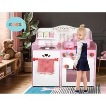 Load image into Gallery viewer, Keezi Kids Kitchen Play Set - Pink
