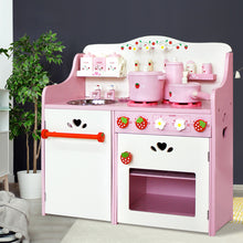 Load image into Gallery viewer, Keezi Kids Kitchen Play Set - Pink
