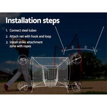 Load image into Gallery viewer, Everfit Portable Baseball Training Net Stand Softball Practice Sports Tennis
