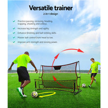 Load image into Gallery viewer, Everfit Portable Soccer Rebounder Net Volley Training Football Goal Pass Trainer
