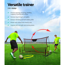 Load image into Gallery viewer, Everfit Portable Soccer Rebounder Net Volley Training Football Goal Trainer XL
