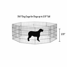Load image into Gallery viewer, Large Pet Playpen - Dog Cat Foldable Metal Indoor Outdoor Fence - Puppy Kitten-1
