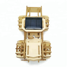 Load image into Gallery viewer, Model kit  4 x 4 Truck Car Solar powered 3D Ply Wood -craft kit with MOTOR (solar or battery).
