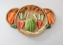 Load image into Gallery viewer, Toddlers mealtime Plate 100% sustainable bamboo-Karri the Koala-Food contact grade production
