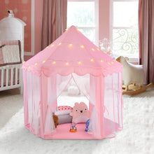 Load image into Gallery viewer, Children&#39;s pop up Tent Fairy Princess Castle Playhouse Cubby Toy Tent Pop Up-imagination play
