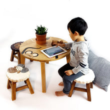 Load image into Gallery viewer, Children&#39;s furniture Mix Animal Table + 4 stools Set
