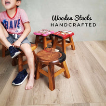 Load image into Gallery viewer, Kids Chair Wooden Stool Animal GIRAFFE Theme Children’s wood Chair Toddlers Stepping.
