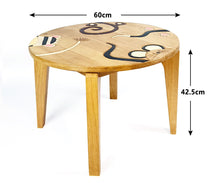 Load image into Gallery viewer, Kids Wooden Mixed animal tails Table  - hand carved Timber Children Furniture
