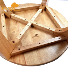 Load image into Gallery viewer, Kids Wooden Mixed animal tails Table  - hand carved Timber Children Furniture
