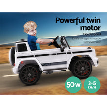 Load image into Gallery viewer, Mercedes-Benz Kids Ride On Car Electric AMG G63 Licensed Remote Cars 12V White
