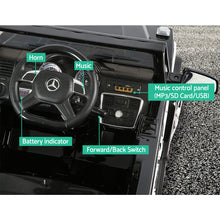 Load image into Gallery viewer, Kids Ride On Car MercedesBenz Licensed G65 12V Electric Black
