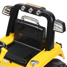 Load image into Gallery viewer, Ride On Bulldozer Digger Electric Car Yellow for kids 3+ years old  and parental remote
