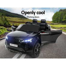 Load image into Gallery viewer, Kids Ride On Car Licensed Land Rover 12V Electric Car Toys Battery Remote Black
