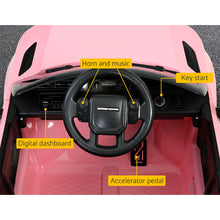 Load image into Gallery viewer, Kids Ride On Car Licensed Land Rover 12V Electric Car Toys Battery Remote Pink
