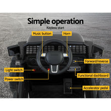 Load image into Gallery viewer, Rigo Kids Ride On Car Electric 12V Car Toys Jeep Battery Remote Control Black
