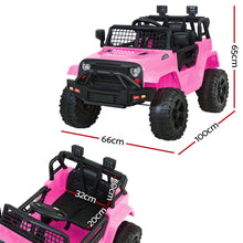 Load image into Gallery viewer, Rigo Kids Ride On Car Electric 12V Car Toys Jeep Battery Remote Control Pink
