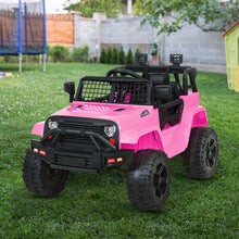 Load image into Gallery viewer, Rigo Kids Ride On Car Electric 12V Car Toys Jeep Battery Remote Control Pink
