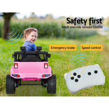 Load image into Gallery viewer, Rigo Kids Ride On Car Electric 12V Car Toys Jeep Battery Remote Control Pink

