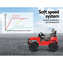 Load image into Gallery viewer, Rigo Kids Ride On Car Electric 12V Car Toys Jeep Battery Remote Control Red
