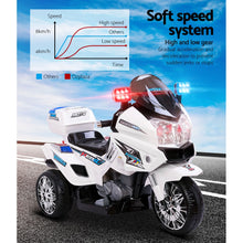 Load image into Gallery viewer, Rigo Kids Ride On Motorbike Motorcycle Car White
