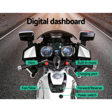 Load image into Gallery viewer, Rigo Kids Ride On Motorbike Motorcycle Car White
