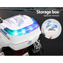 Load image into Gallery viewer, Rigo Kids Ride On Motorbike Motorcycle Car White
