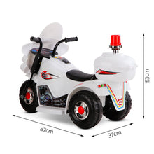 Load image into Gallery viewer, Rigo Kids Ride On Motorbike Motorcycle Car Toys White
