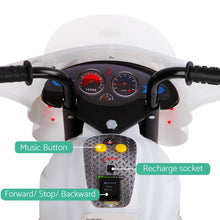 Load image into Gallery viewer, Rigo Kids Ride On Motorbike Motorcycle Car Toys White
