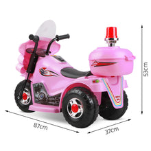 Load image into Gallery viewer, Ride On Motorbike Motorcycle Pink with built in music and flashing light-EN71 standard Safety of Toys

