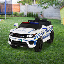 Load image into Gallery viewer, Rigo Kids Ride On Car Inspired Patrol Police Electric Powered Toy Cars White
